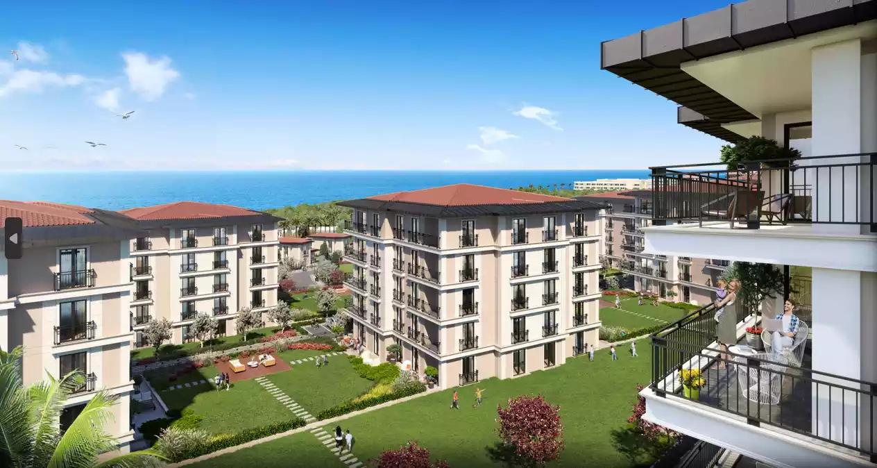 Beylikdüzü residence with sea view
